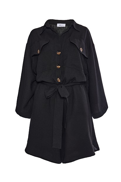 Playsuit with 3/4 sleeves