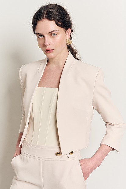 Cropped blazer