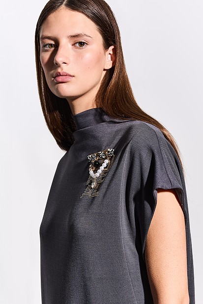 Μάξι φόρεμα με ζιβάγκο