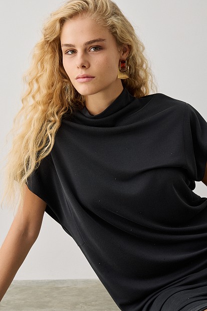 Basic  maxi dress with beads