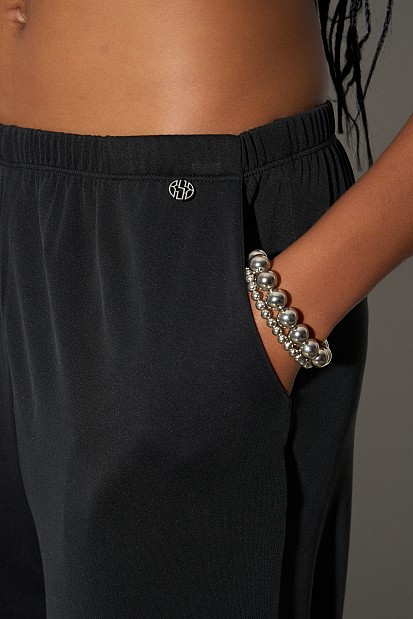 Pants with elasticated waist