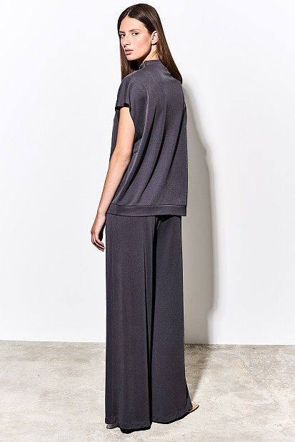 Pants with elasticated waist