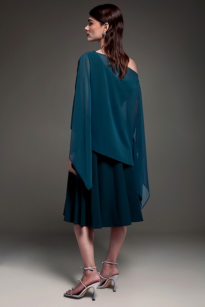 Έξωμη μπλούζα με διαφάνεια - Gold label