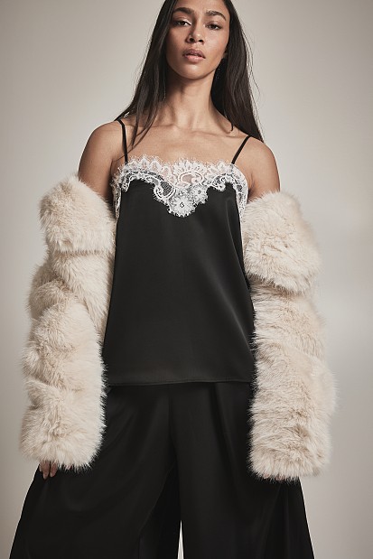 Satin lingerie top - Gold label