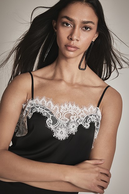 Satin lingerie top - Gold label