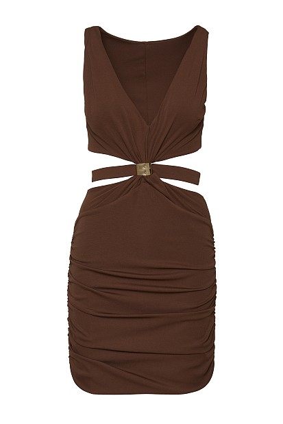 Μίνι cut out φόρεμα - Gold label