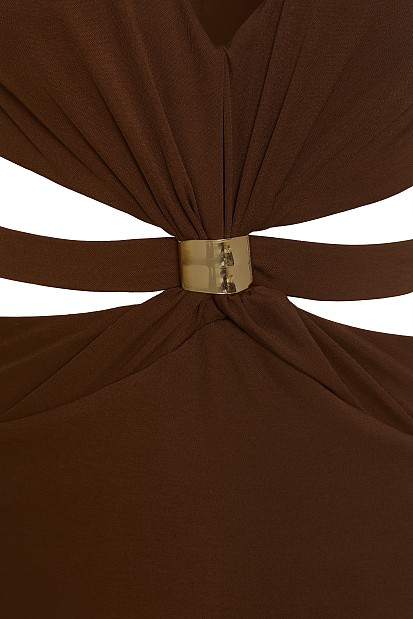 Μίνι cut out φόρεμα - Gold label