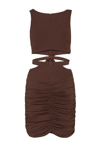 Μίνι cut out φόρεμα - Gold label