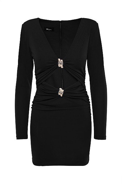 Μίνι φόρεμα με cut outs - Gold label