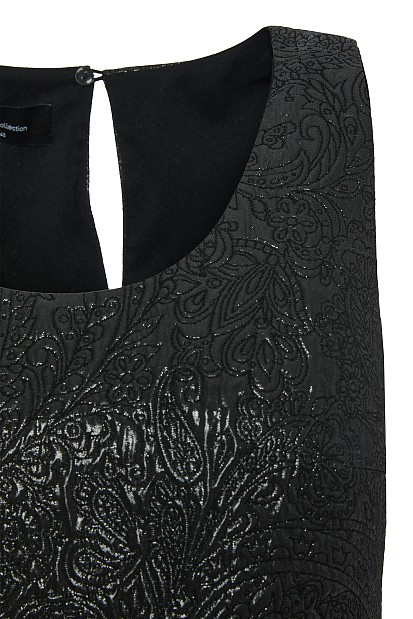 Mini brocade dress - Gold label