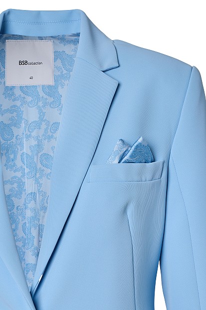 Basic crepe blazer