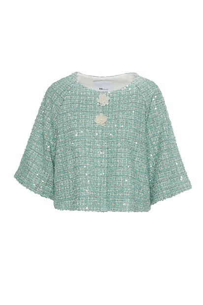 Tweed sequined bolero