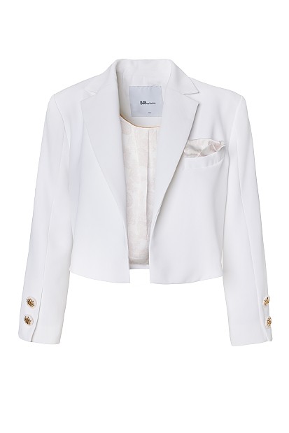 Crop blazer