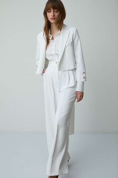 Crop blazer