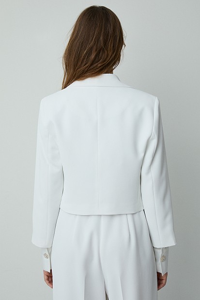 Crop blazer