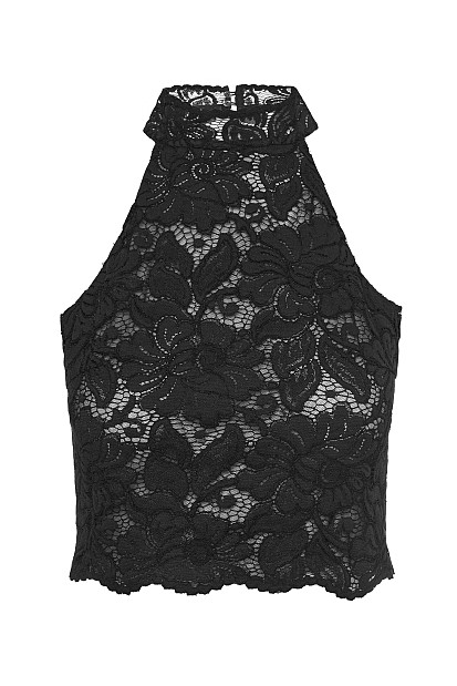 Broderie halter top - Gold label