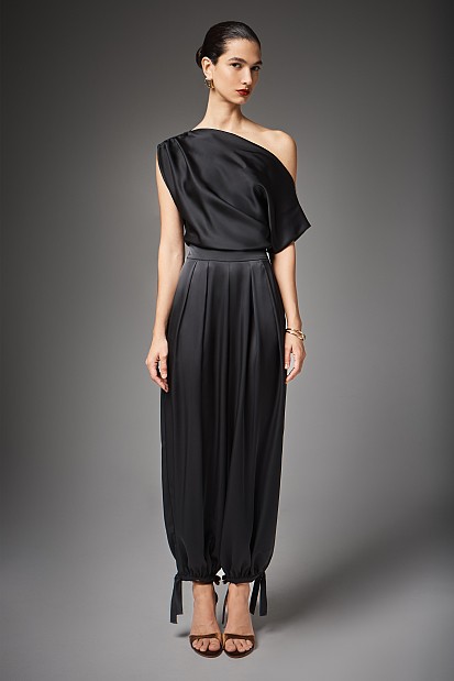 Satin harem pants - Gold label