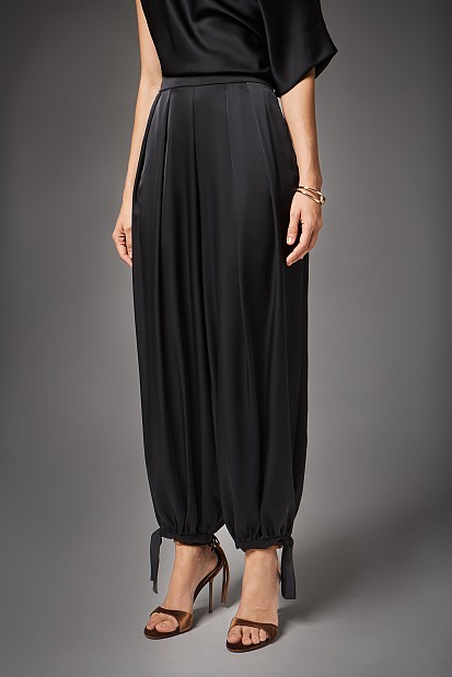 Satin harem pants - Gold label