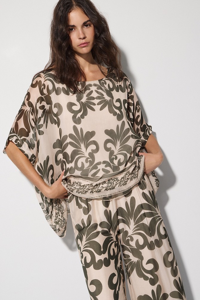 Printed blouse