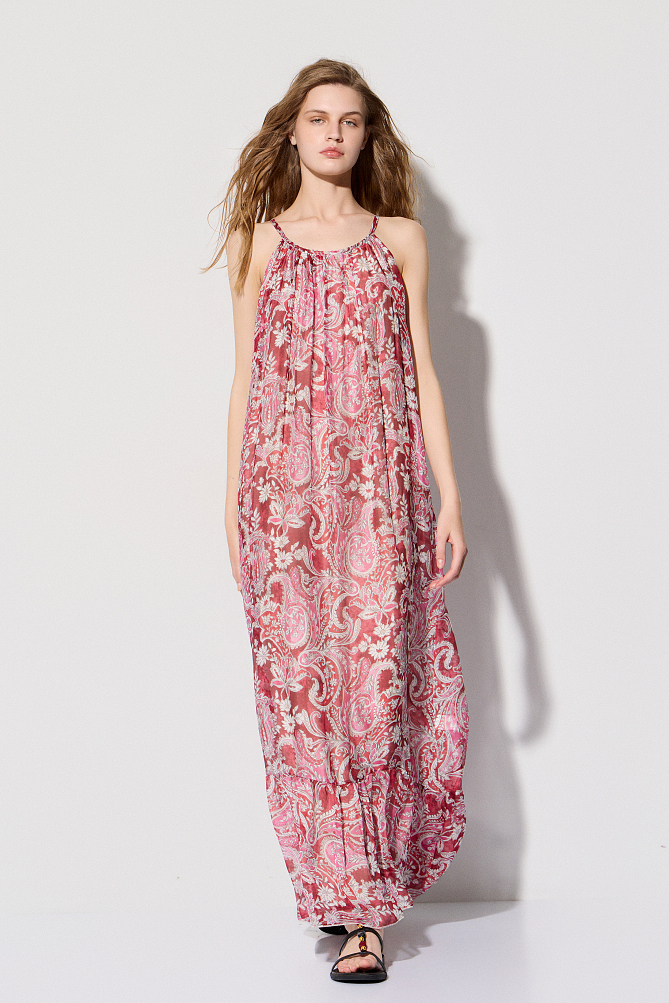 Rochie lungă cu print