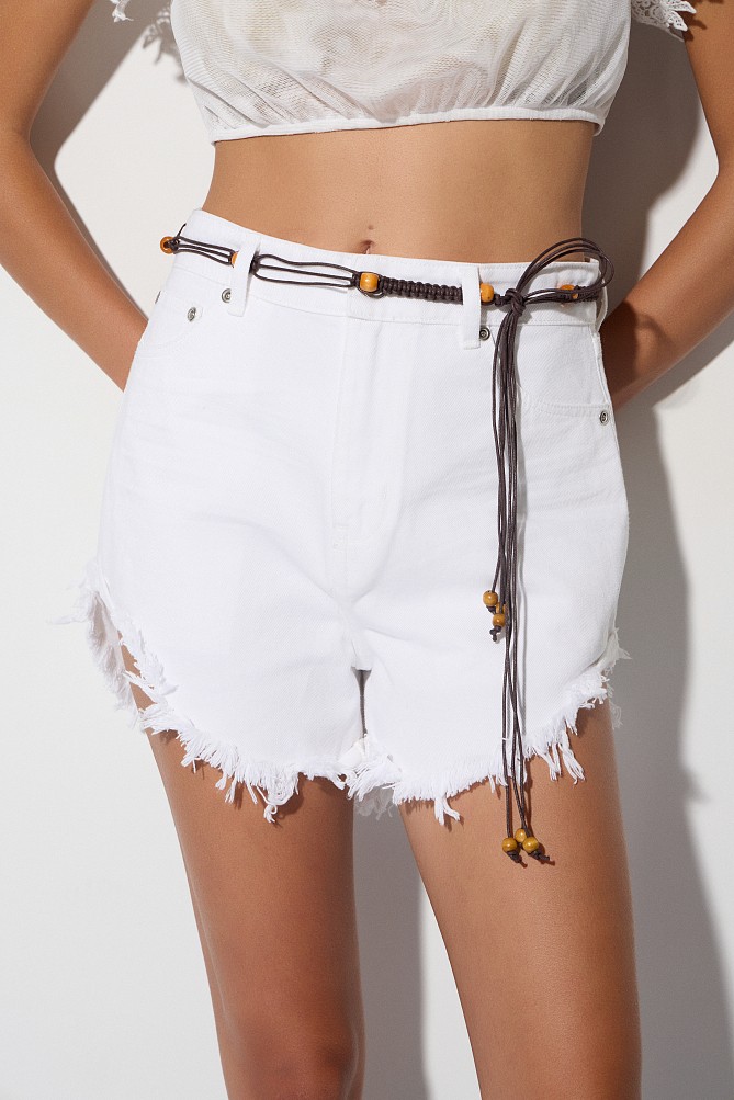 Curea oversized cu mărgele