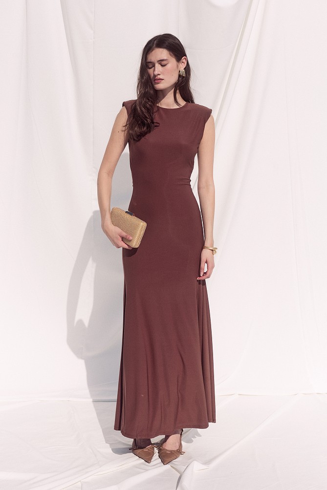Maxi open back dress - Gold Label