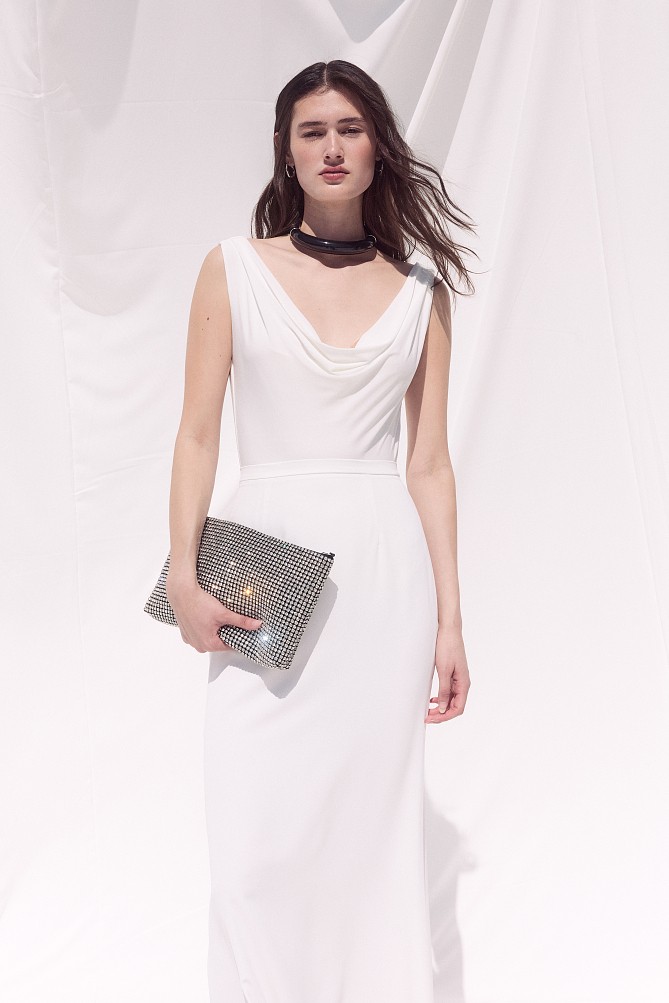 Draped bodysuit with open back - Gold Label