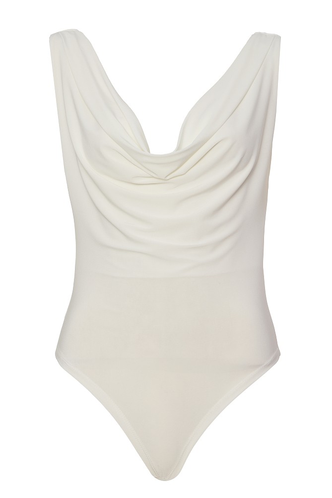 Draped bodysuit with open back - Gold Label