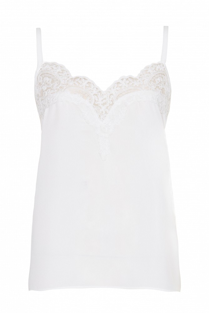 Lingerie top with lace