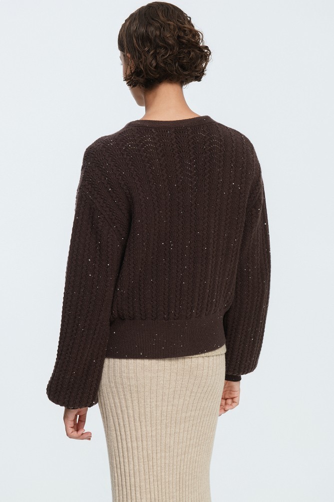 Кnit cardigan with jewel buttons