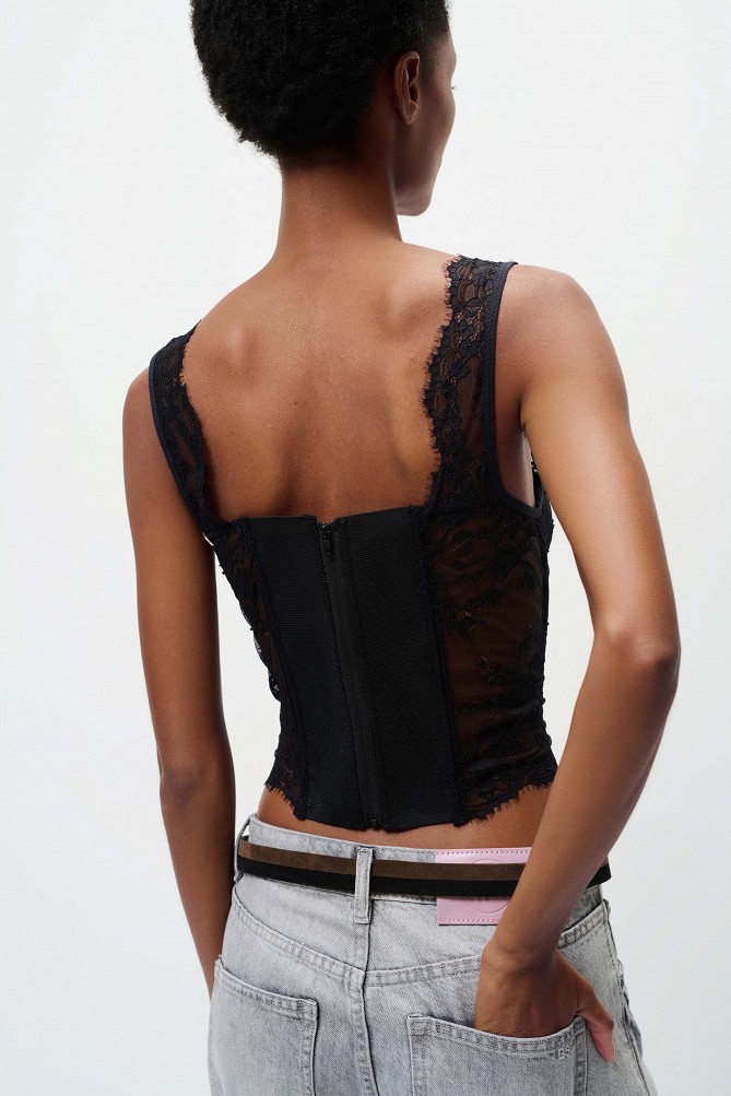 Lace bodice