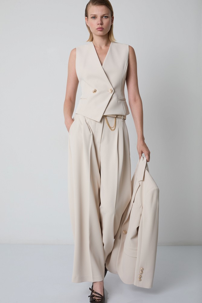 Double-breasted waistcoat