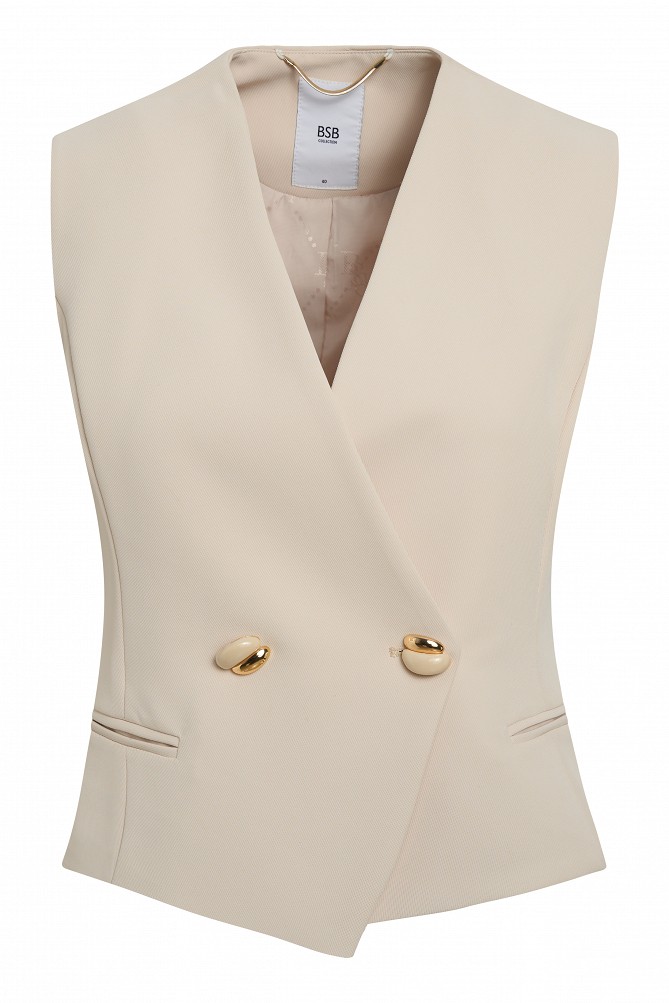 Double-breasted waistcoat
