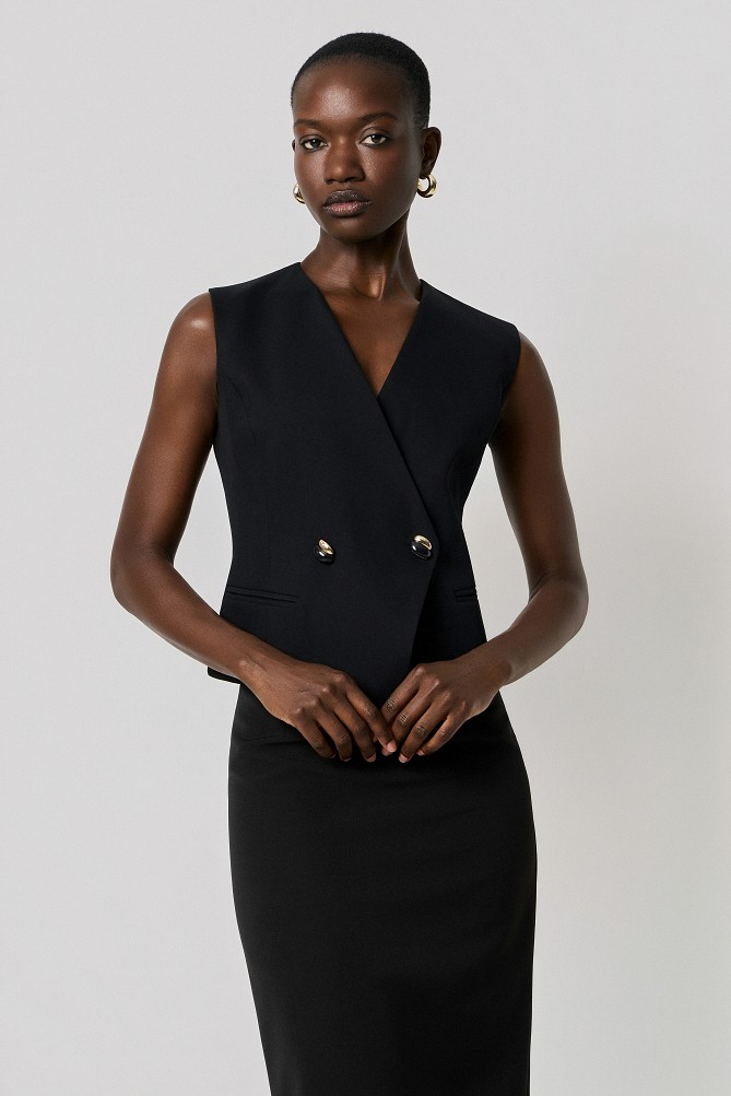 Double-breasted waistcoat