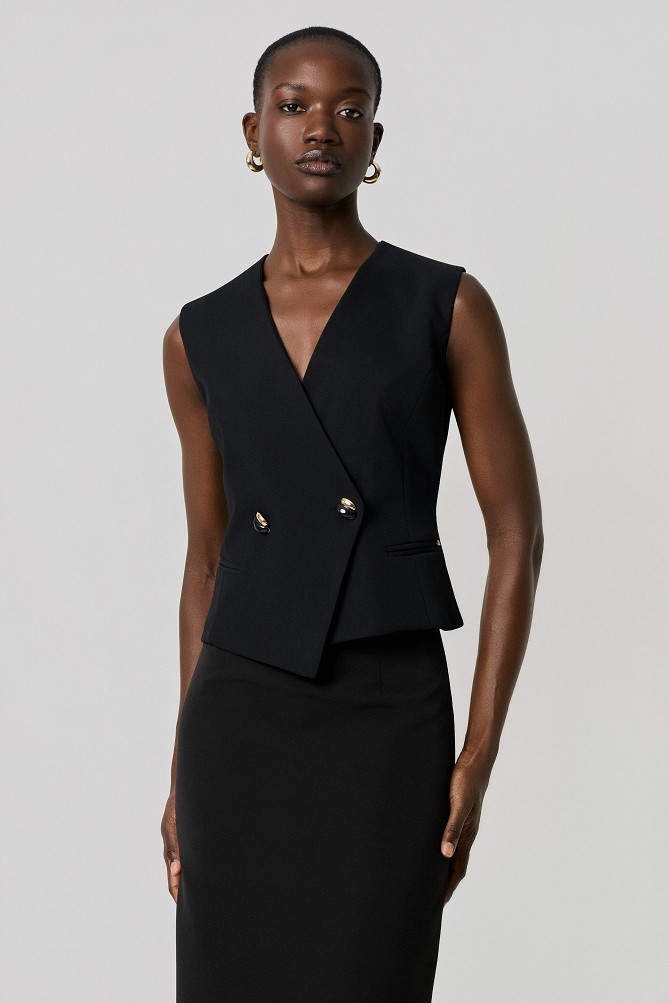 Double-breasted waistcoat