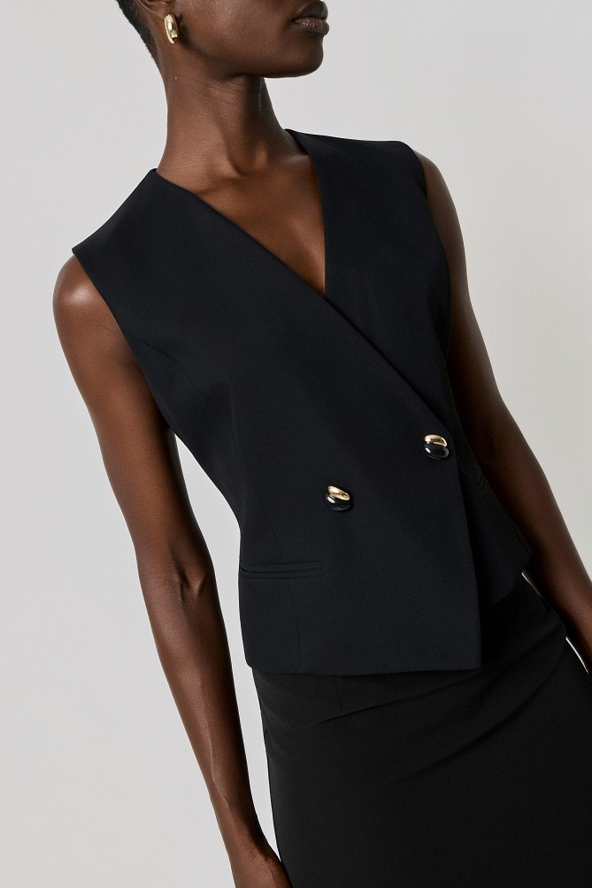 Double-breasted waistcoat