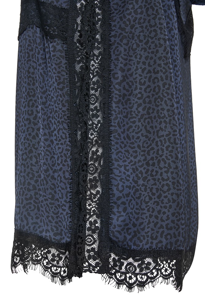 Animal print lingerie τοπ