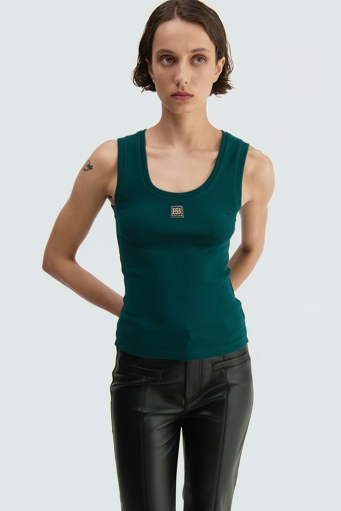 Ribbed top with logo BSB