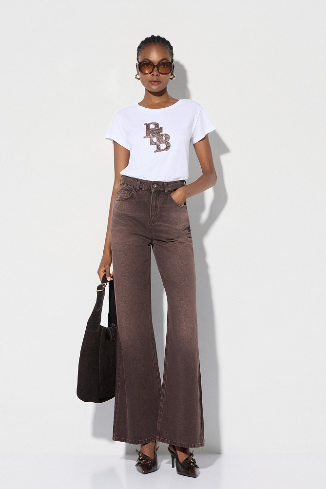 Cotton T-shirt with the BSB logo