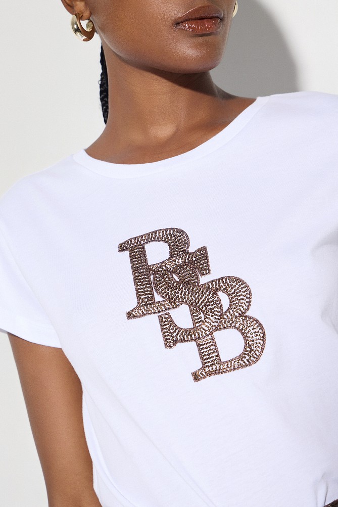 Cotton T-shirt with the BSB logo