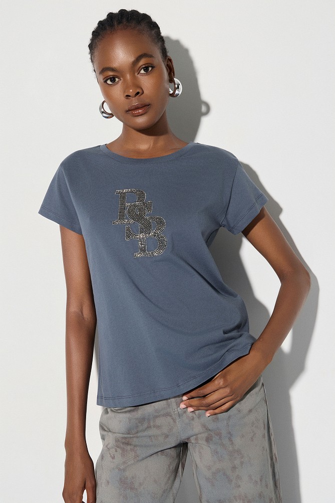 Camiseta de algodón con el logotipo de BSB