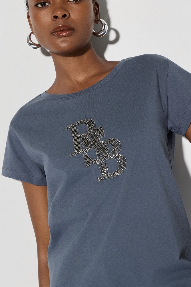 Camiseta de algodón con el logotipo de BSB