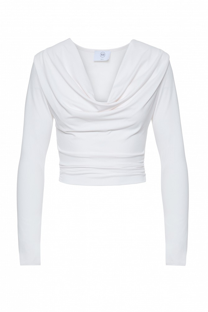 Draped blouse