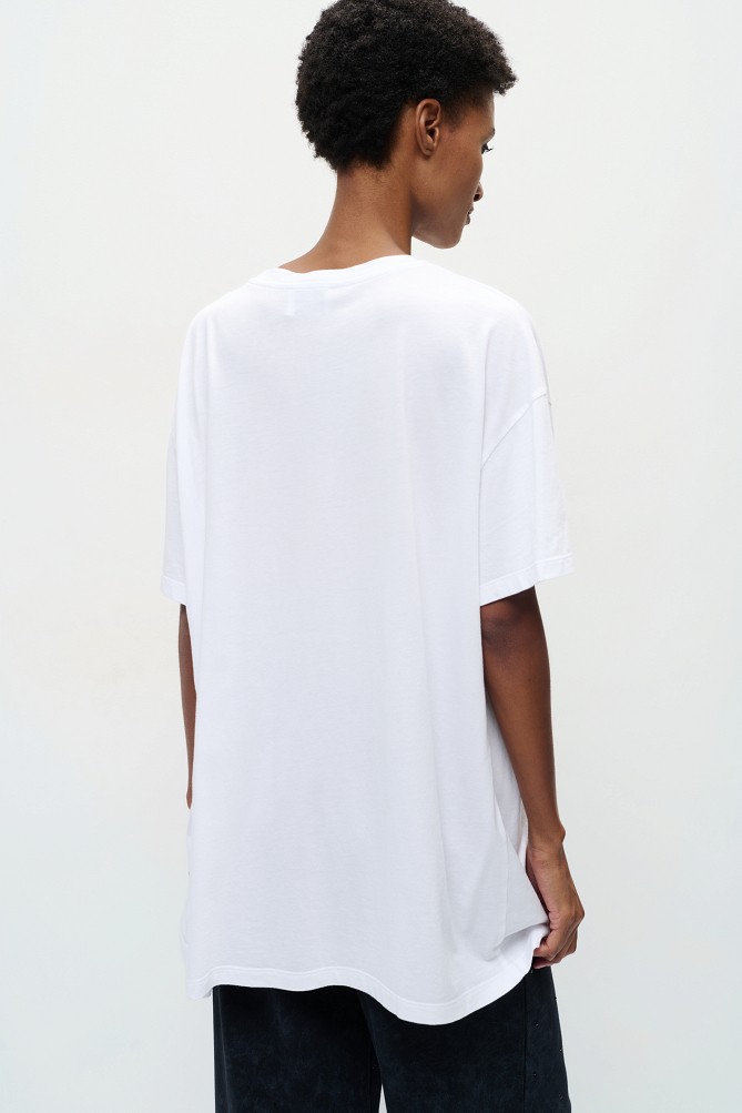 Oversized cotton blouse