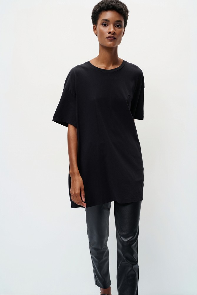Oversized βαμβακερή μπλούζα