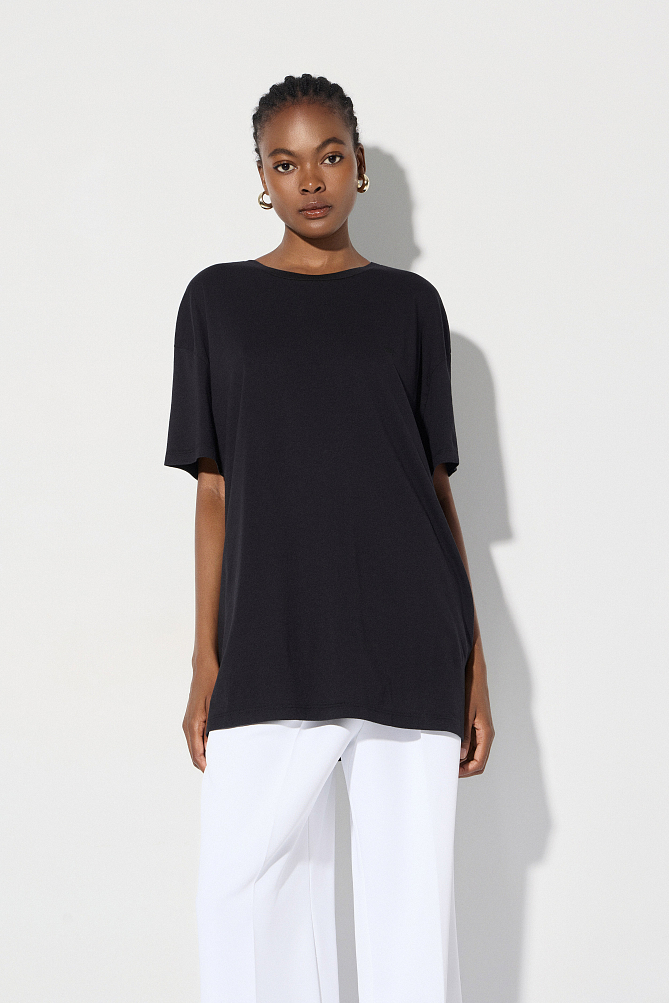 Oversized βαμβακερή μπλούζα