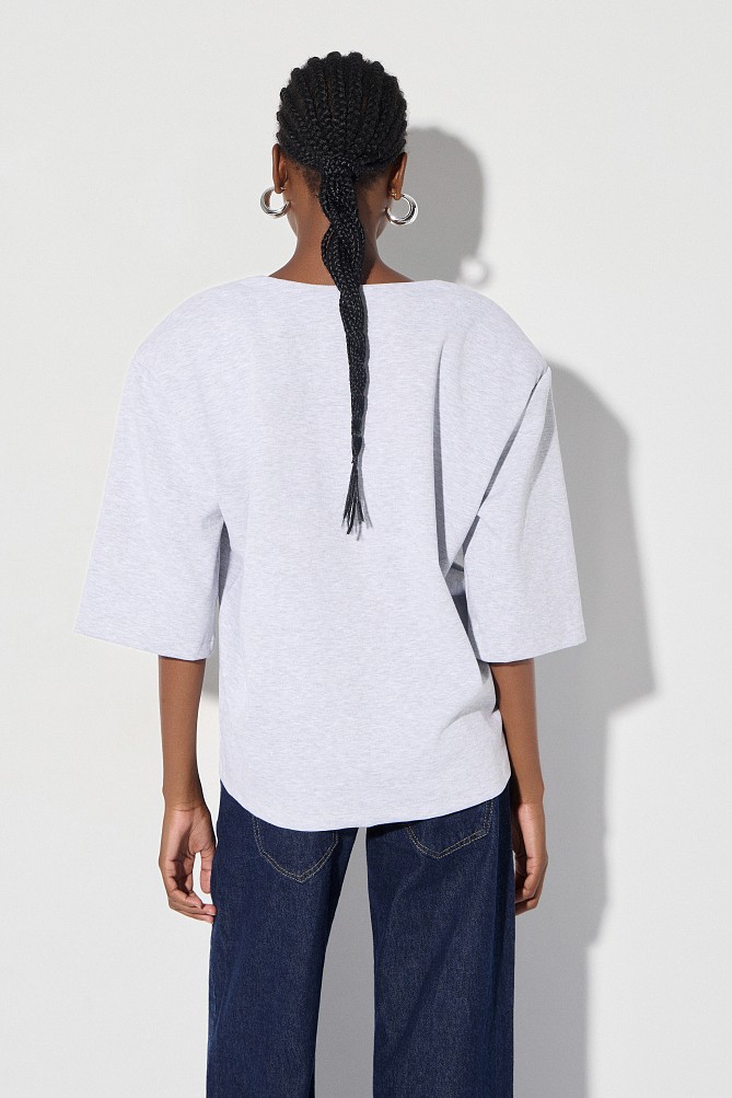 Cotton printed sweatshirt