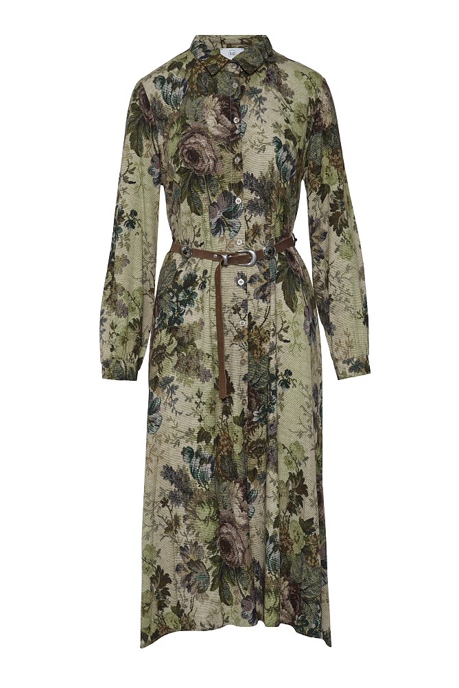 Maxi floral chemise dress