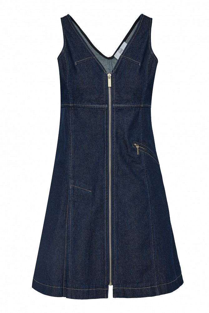 Vestido mini en denim