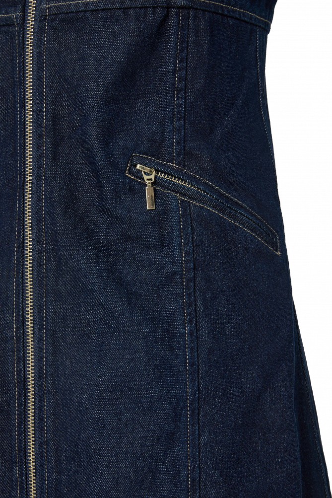 Vestido mini en denim